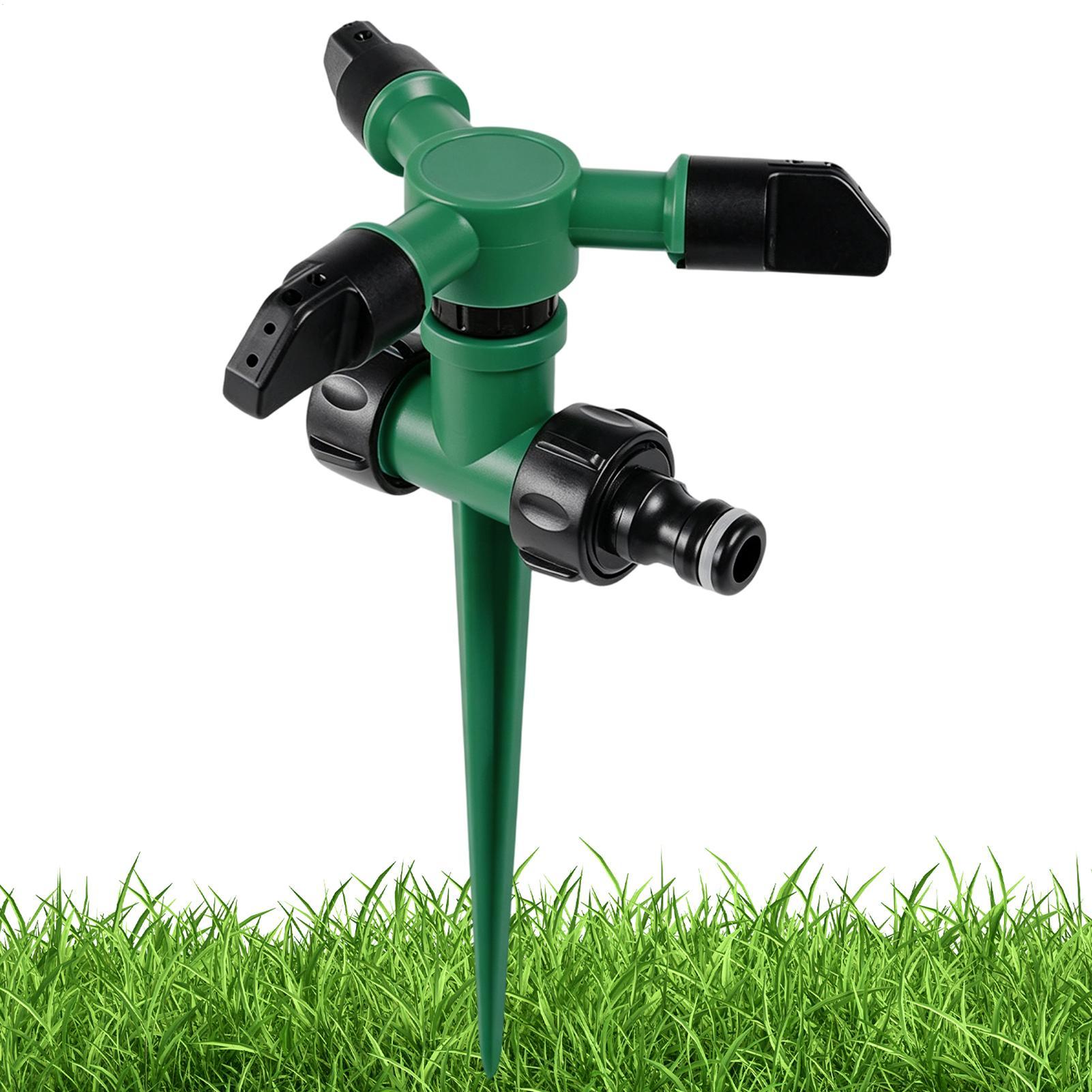 Gardening Tools Water - Aspersor de Agua Giratorio Automático para