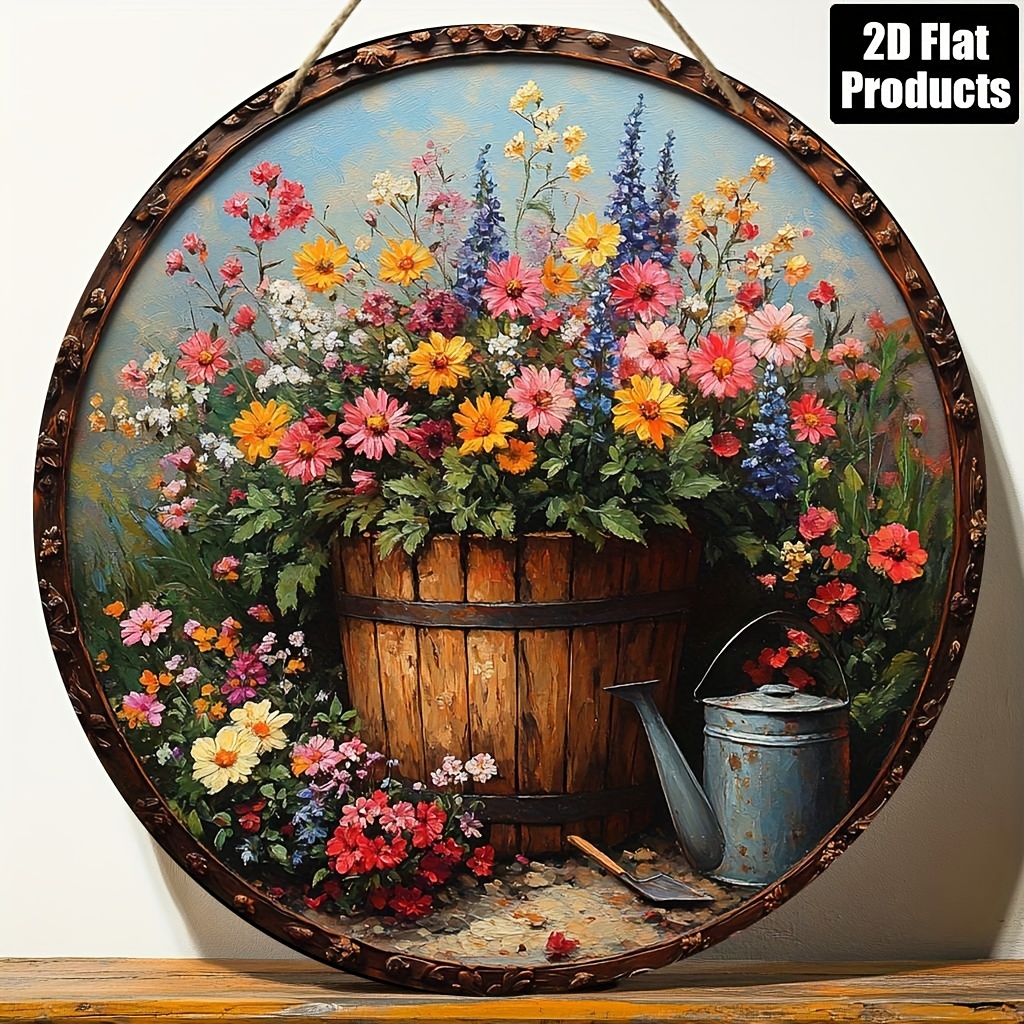 Gardening Tools Store - 2D plano, 1 pieza, letrero de