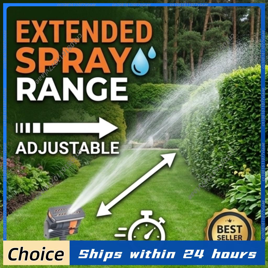 Gardening Tools Water - Aspersor Oscilante Automático para Jardín y