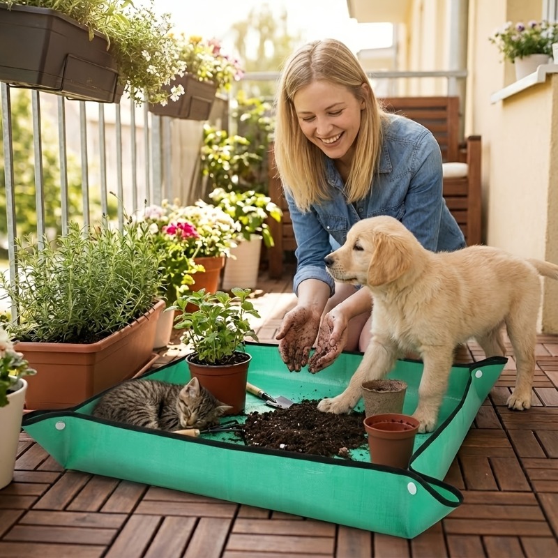Gardening Tools Basket - Tapetes para Jardinería, Herramientas para Cambiar