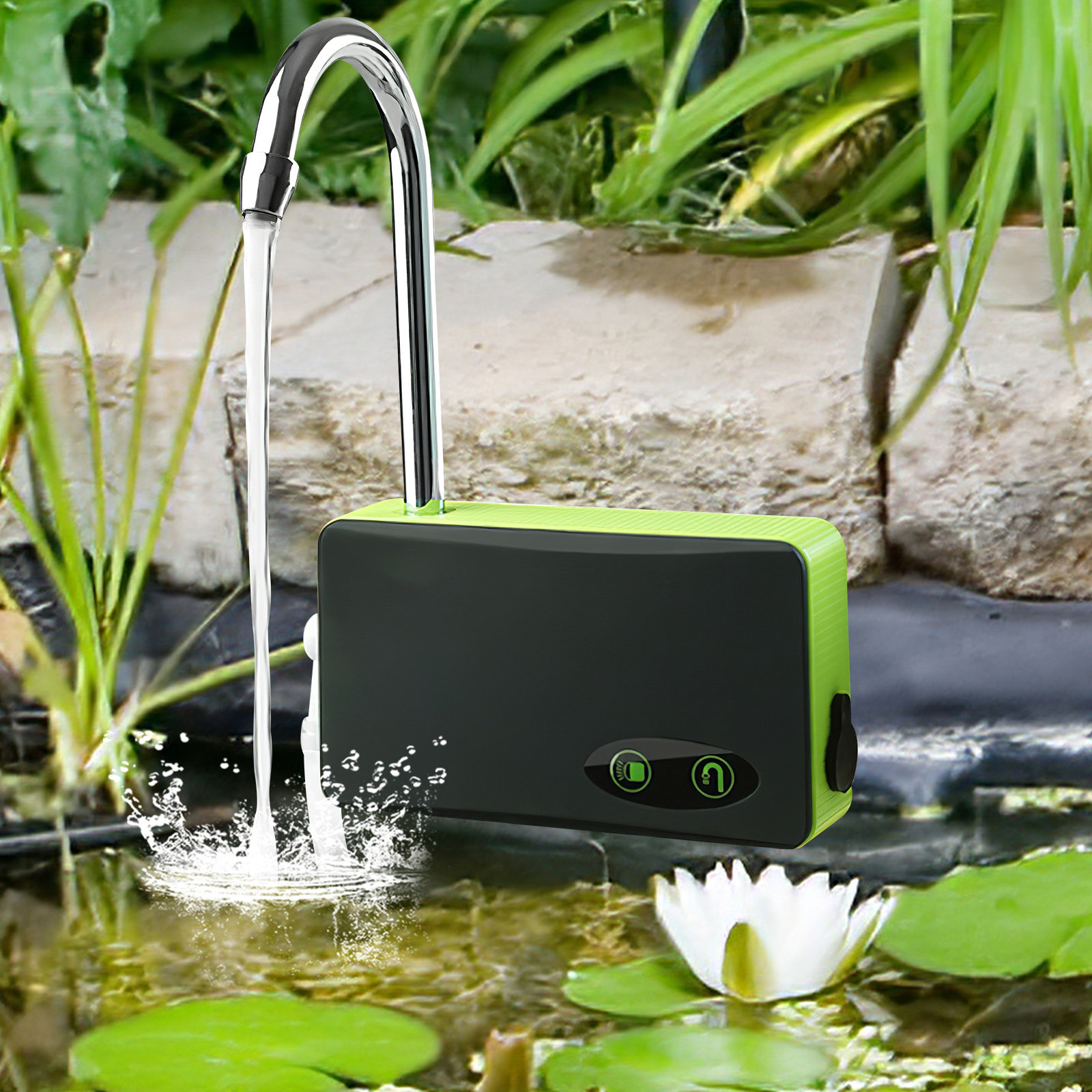 Gardening Tools Water - Bomba de oxígeno portátil tres en