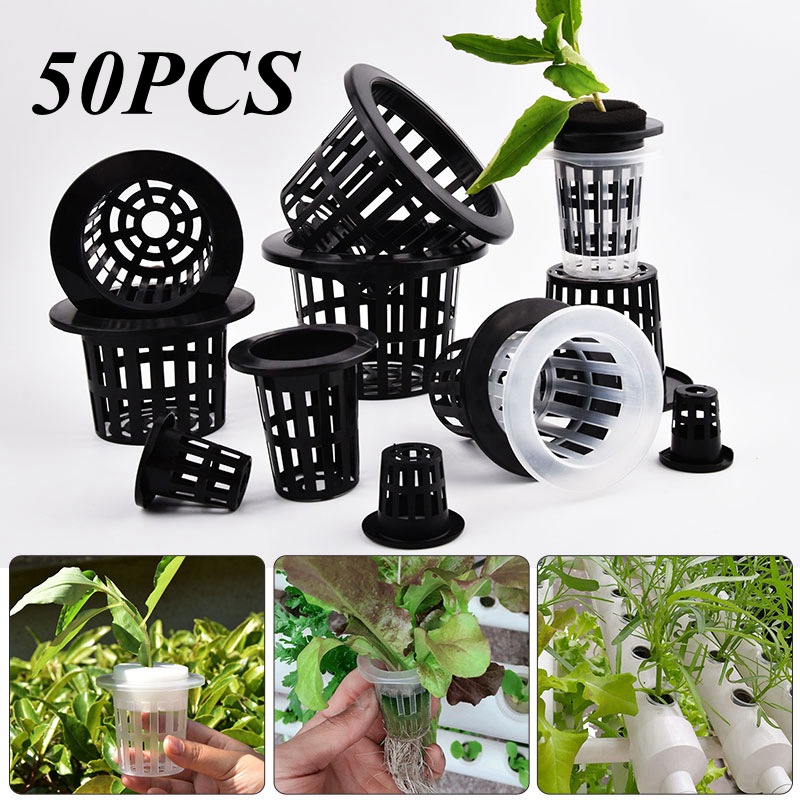 Hanging Planter Basket - 50 piezas de macetas de malla