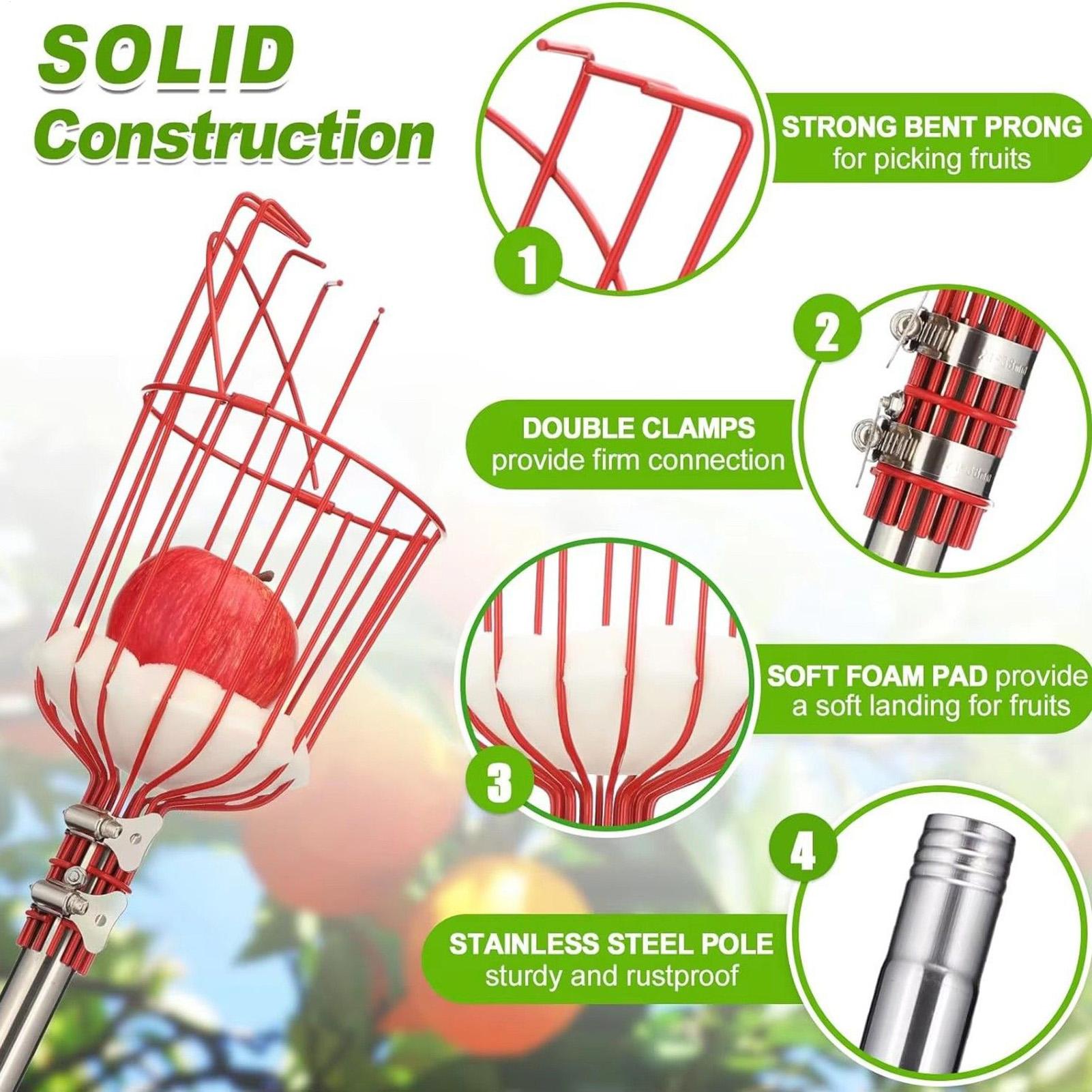 Gardening Tools Basket - Recolector de frutas, cesta de profundidad