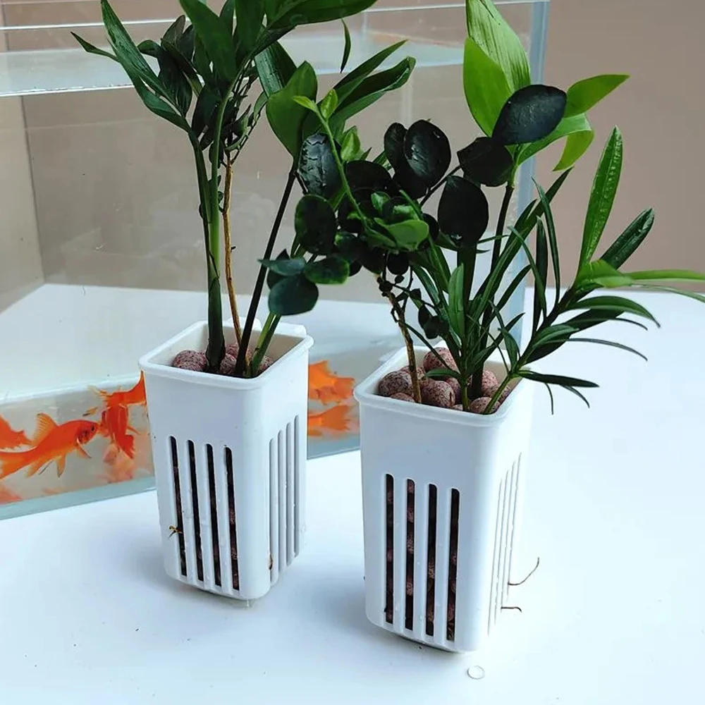 Hanging Planter Basket - Macetas hidropónicas para acuario, decoración para