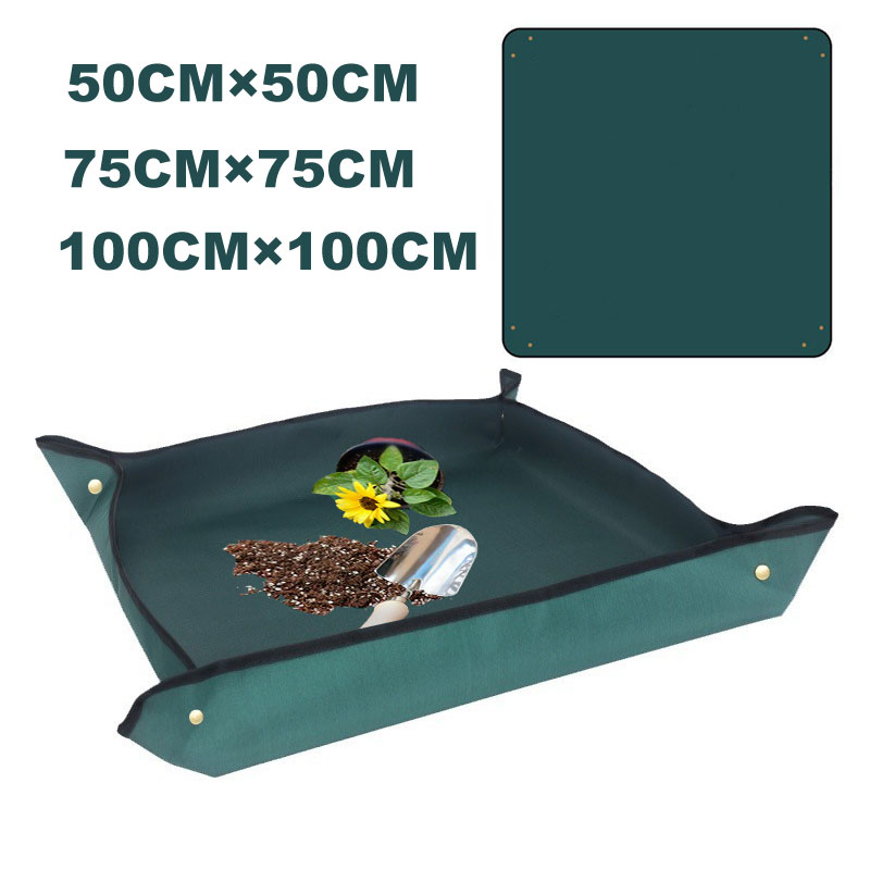 Gardening Tools Basket - Estera de tela Oxford para plantar,