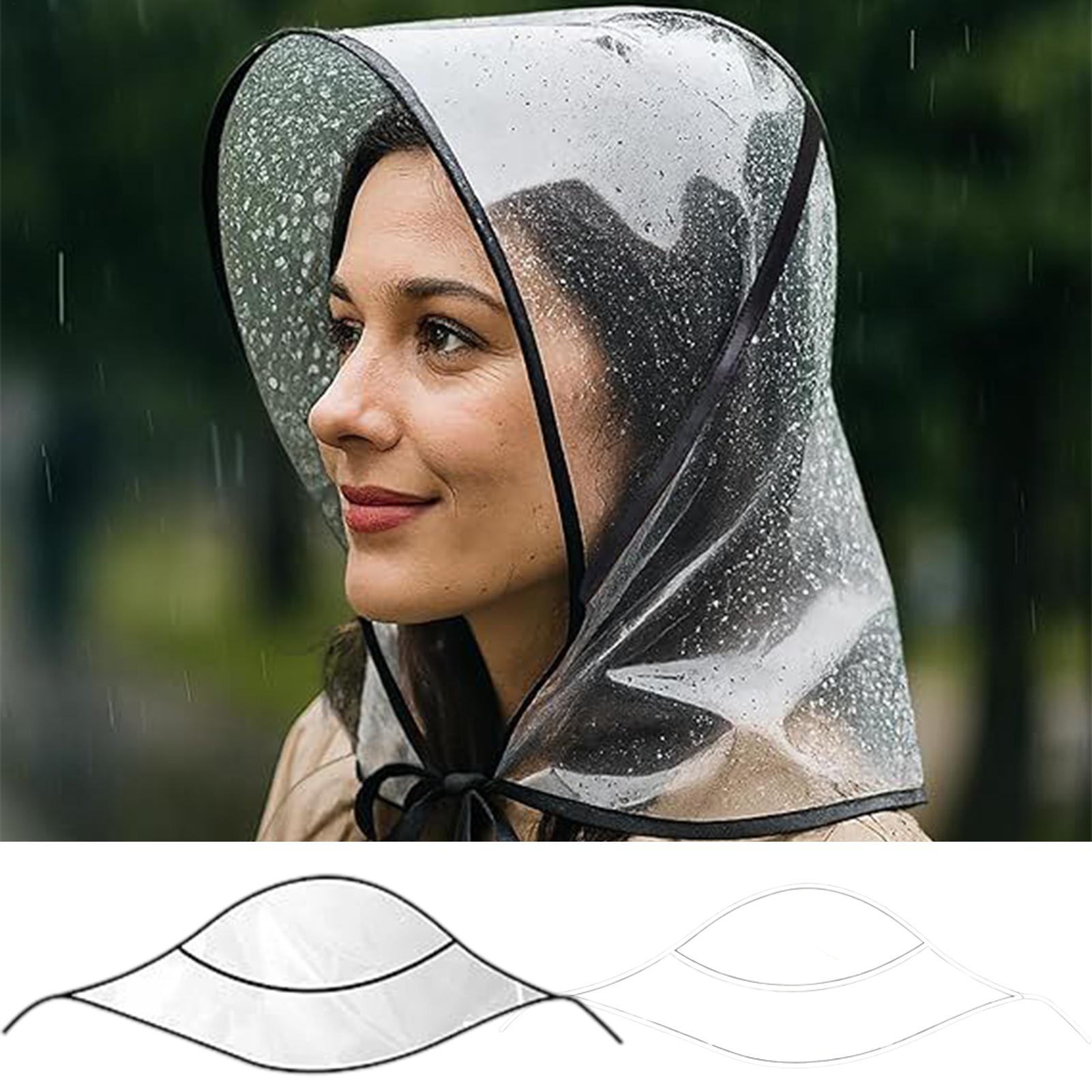 Gardening Tools Store - Sombrero Impermeable Reutilizable Transparente con Ala