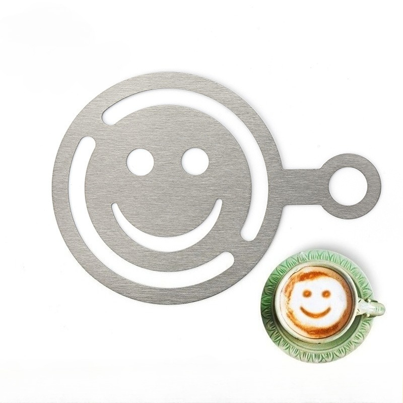 Gardening Tools Store - Plantilla de acero inoxidable para latte