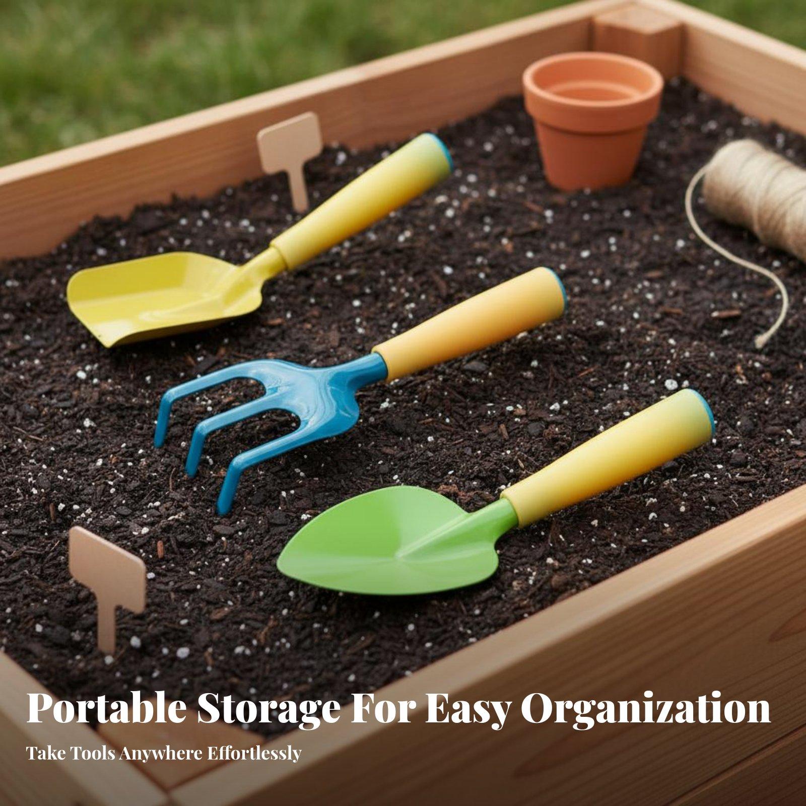 Gardening Tools For Young Children - Juego de 3 Herramientas de Jardinería