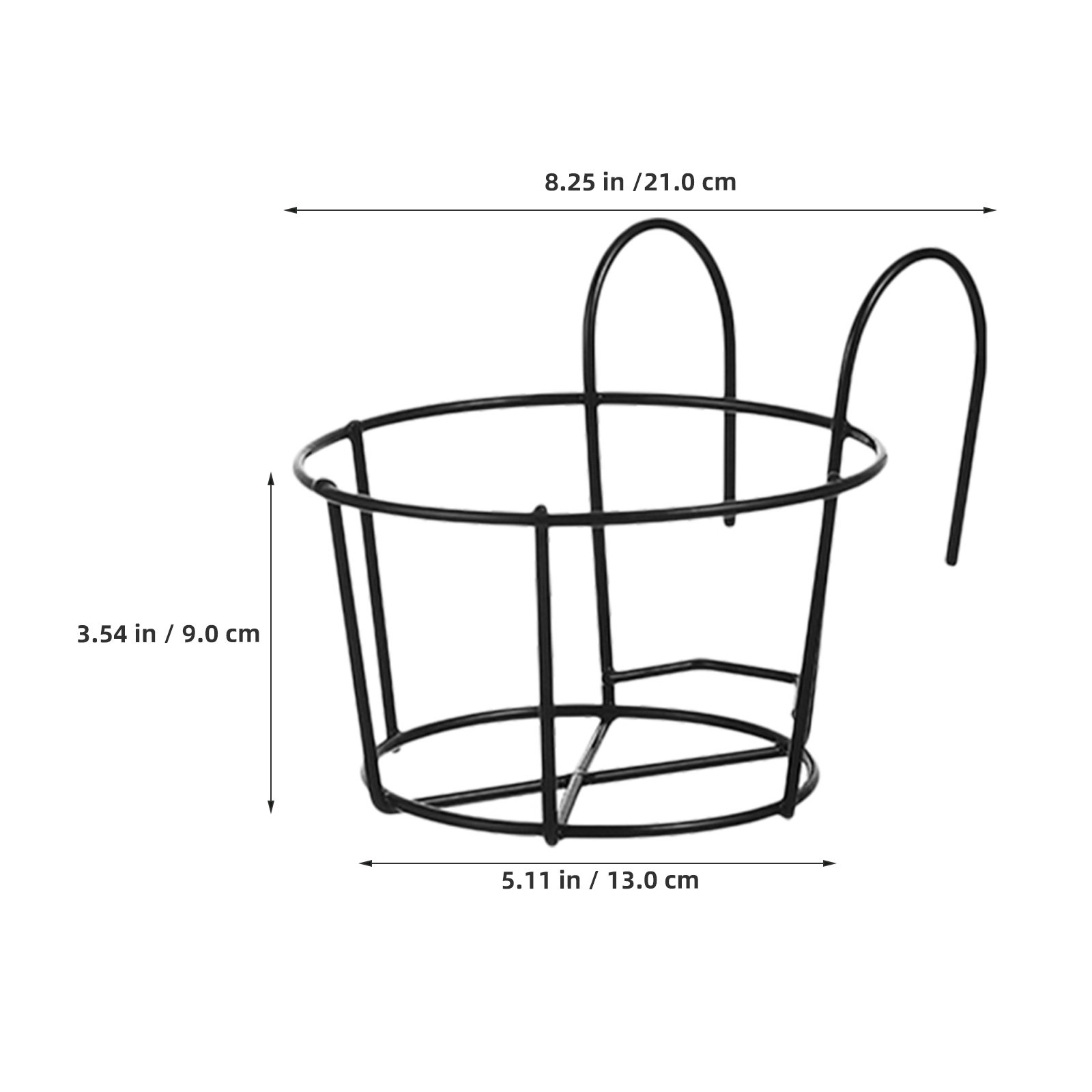 4 piezas de soporte de hierro  - Hanging Planter Basket reseña y precio