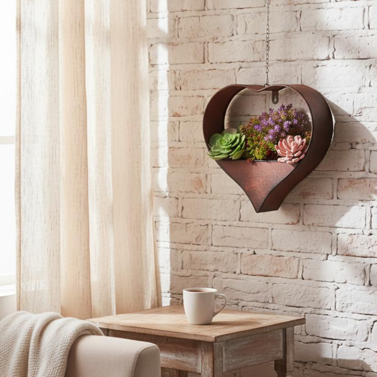 Maceta Metálica en Forma de Co - Hanging Planter Basket reseña y precio