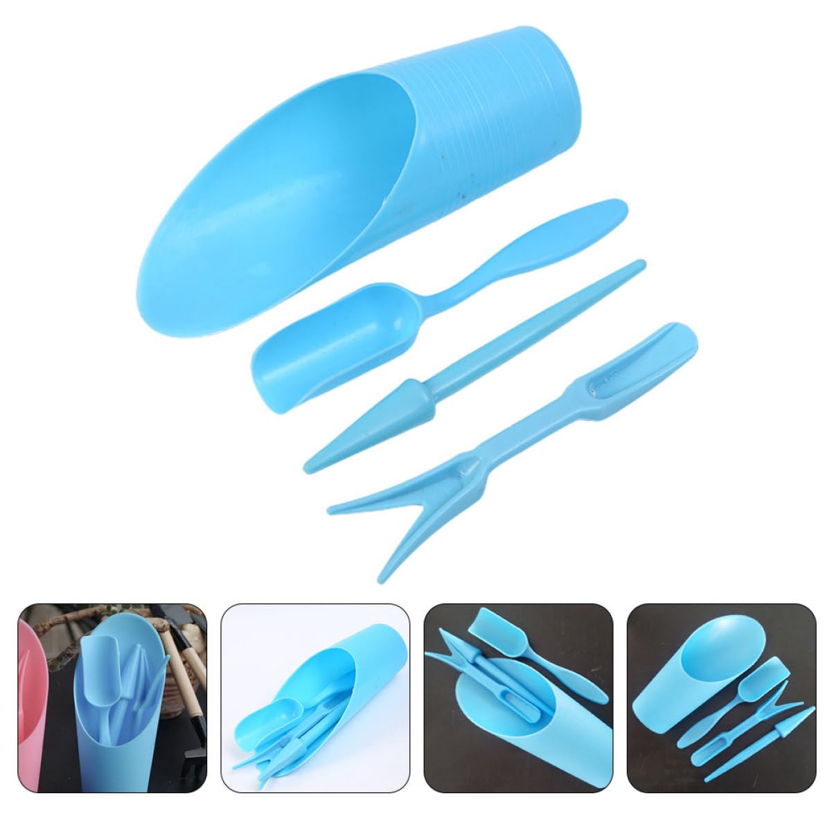 4 unids/set, pala de cubo dura - Gardening Tools Equipment reseña y precio