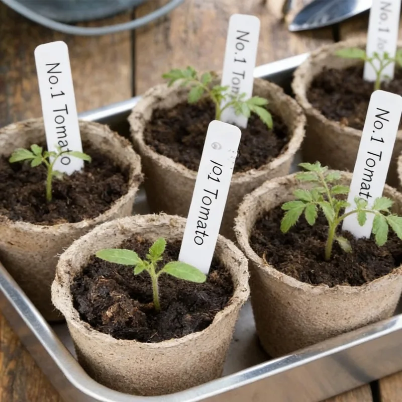 Etiquetas para macetas de vive - Gardening Tools Labeled reseña y precio