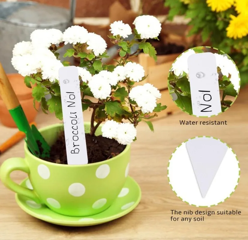 Etiquetas para macetas de vive - Gardening Tools Labeled reseña y precio