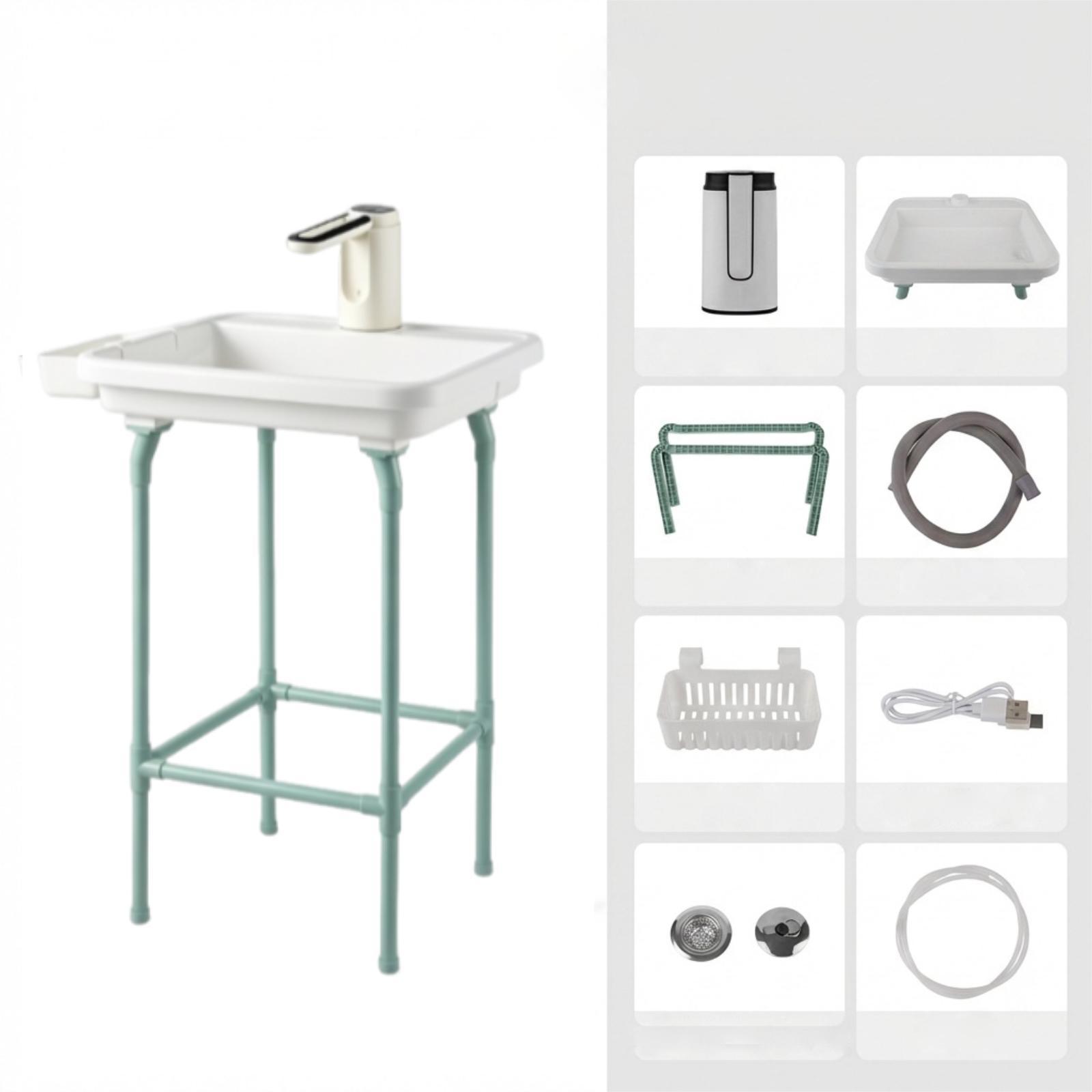 Fregadero Portátil para Exteri - Gardening Tools Basket reseña y precio