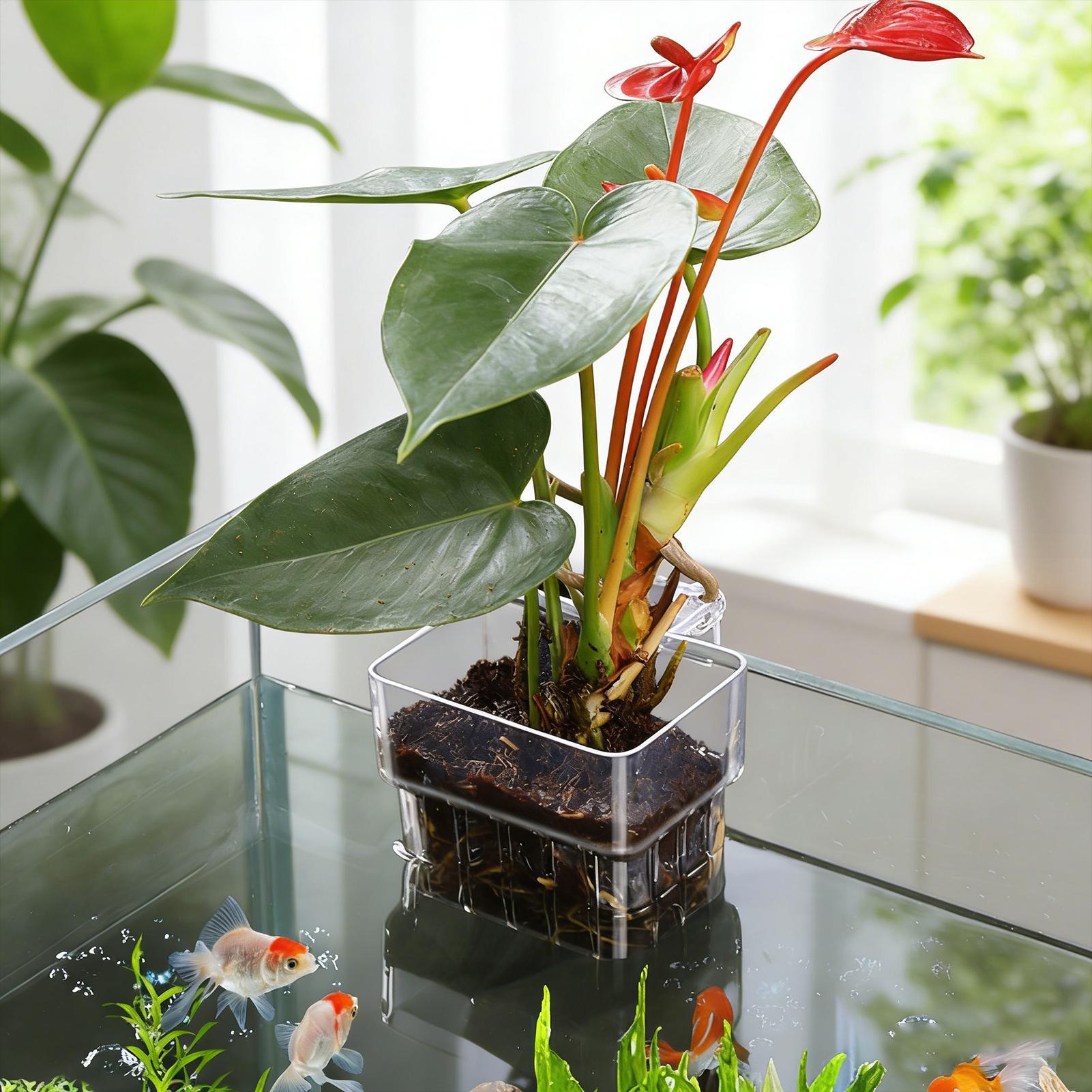 Cesta para Plantas de Acuario, - Hanging Planter Basket reseña y precio