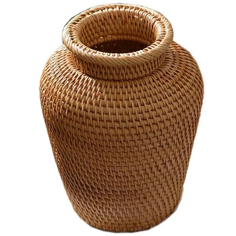 Cesta de mimbre, maceta colgan - Hanging Planter Basket reseña y precio