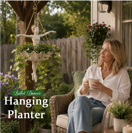 Maceta Colgante de Resina con  - Hanging Planter Basket reseña y precio