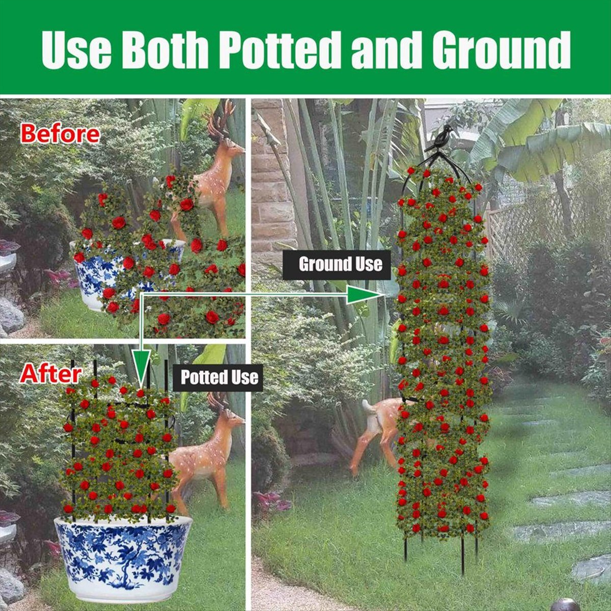 AT16 Obelisco para Plantas Tre - Gardening Hand Tools B&Q reseña y precio