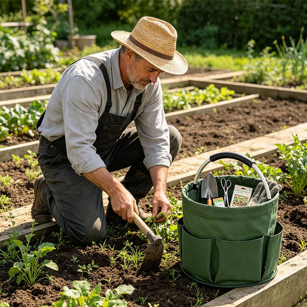 Bolsa de Almacenamiento Multiu - Gardening Tools Basket reseña y precio
