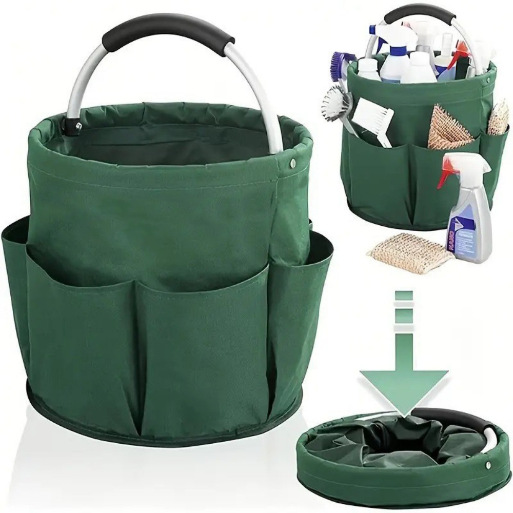 Cesta portátil plegable para e - Gardening Tools Basket reseña y precio