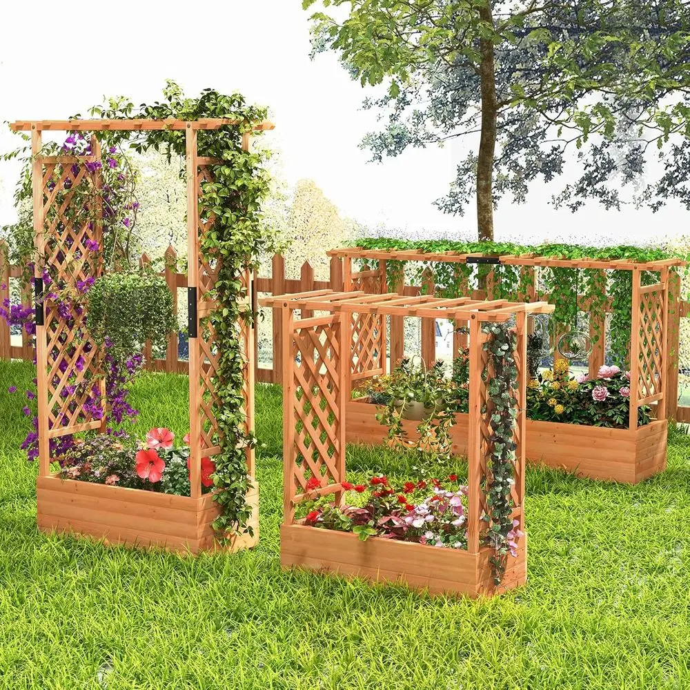 Jardinera Elevada de 45 cm con - Hanging Planter Basket reseña y precio