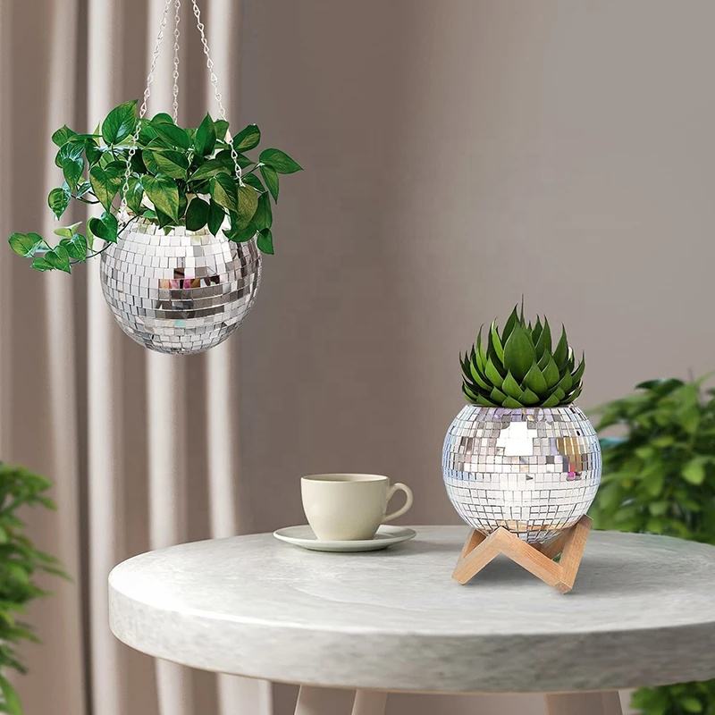 Maceta Colgante con Espejo Est - Hanging Planter Basket reseña y precio