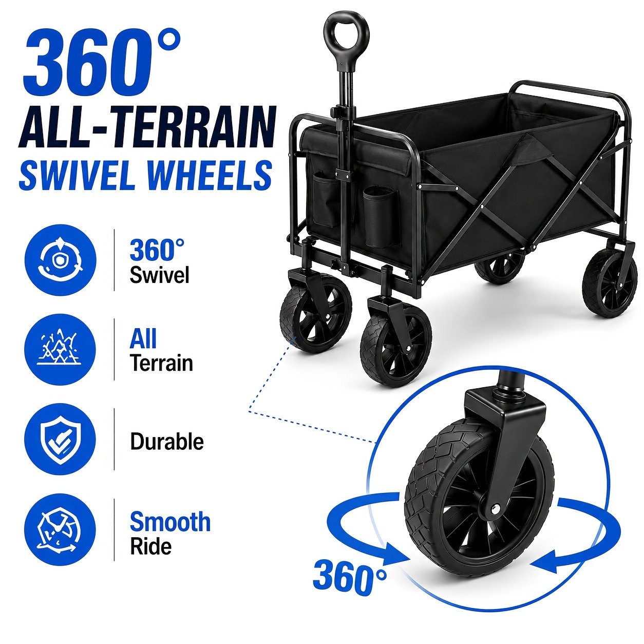 Carro Plegable de Alta Resiste - Gardening Tools Store reseña y precio