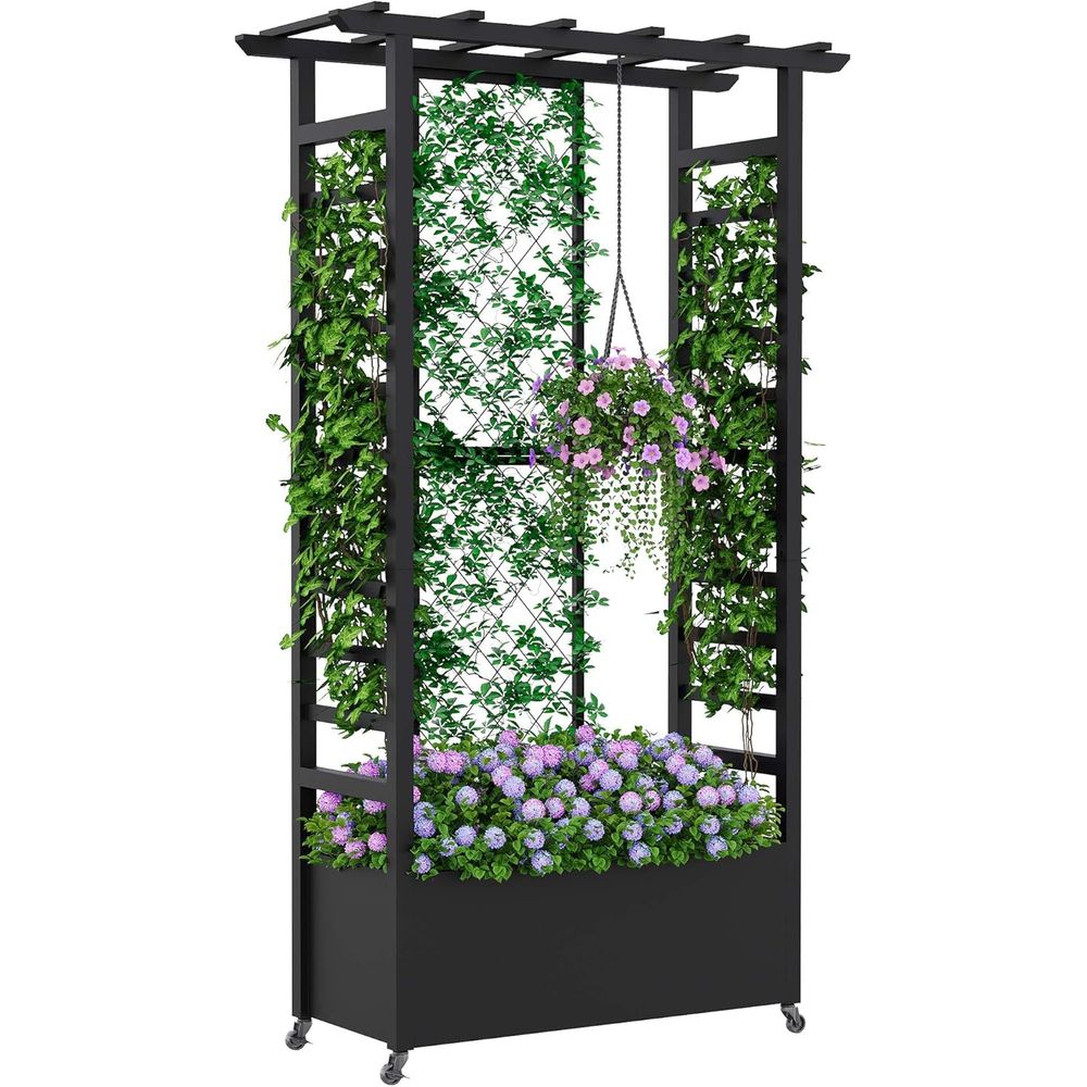 Jardinera Elevada con Enrejado - Hanging Planter Basket reseña y precio