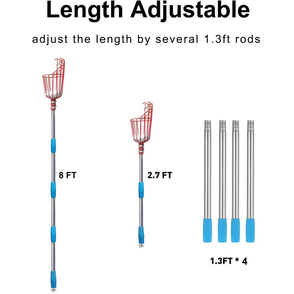 Recolector de Frutas de 260 cm - Gardening Tools Basket reseña y precio