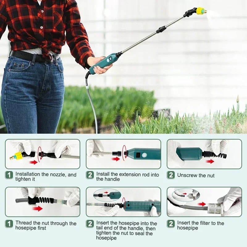 Pulverizador Eléctrico de Jard - Gardening Tools Lowes reseña y precio
